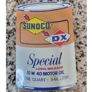Vintage SUNOCO DX Oil Can Shape Playing Cards Service Station Stone County Oil